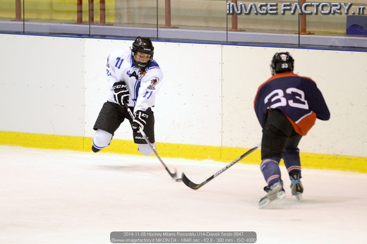 2014-11-08 Hockey Milano Rossoblu U14-Diavoli Sesto 0847